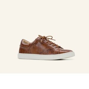 Patricia Nash Uma map pattern leather sneakers